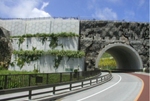 南風原知念線道路改良工事(ニライカナイ橋)